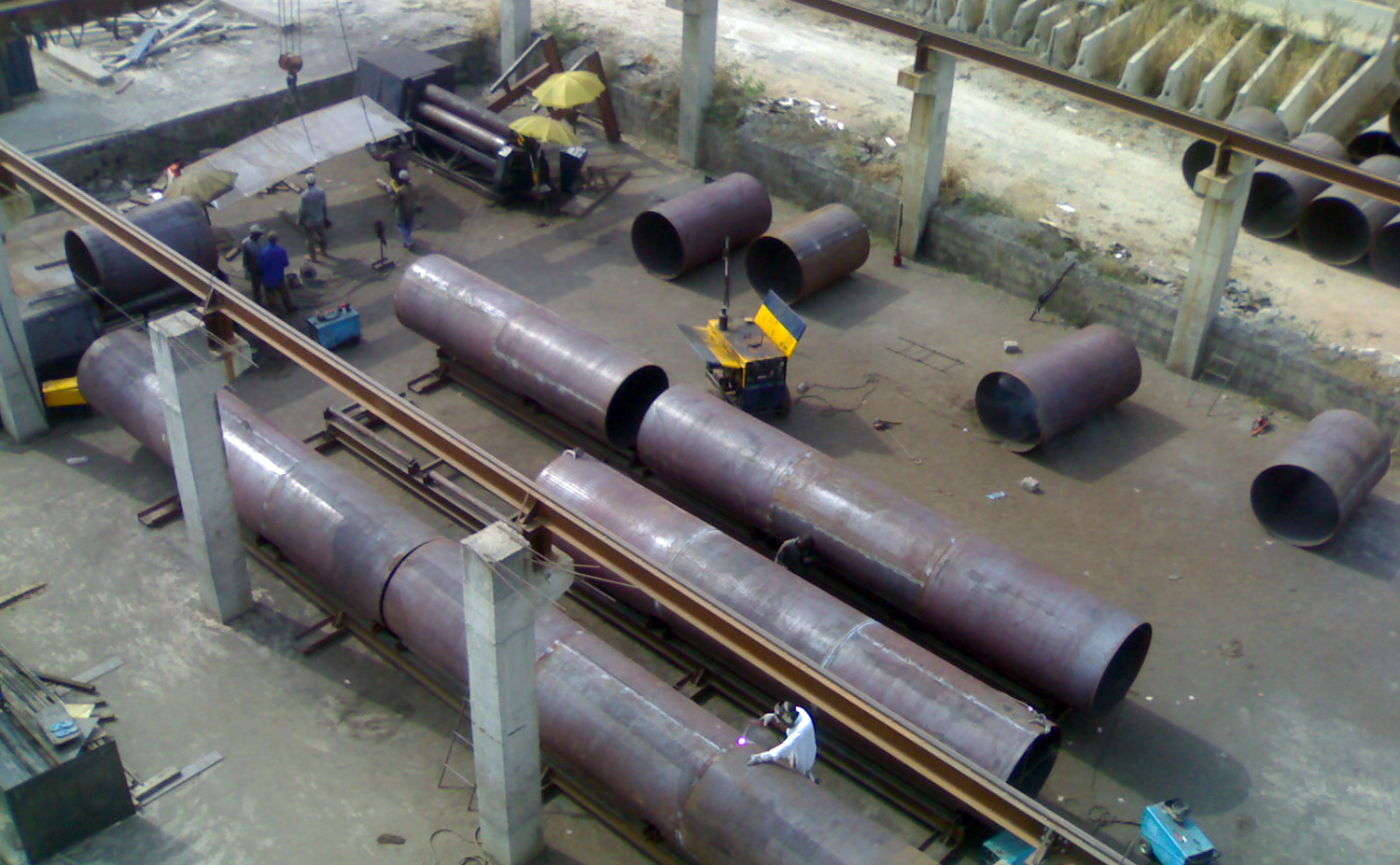 STEEL CASINGS FABRICATION - OUR YARD